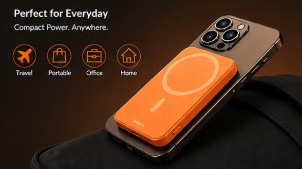 "VoltFlare" Magnetic Powerbank