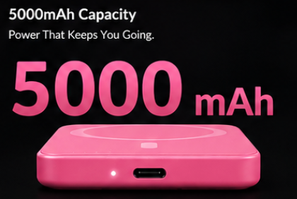 "PinkNova" Magnetic Powerbank