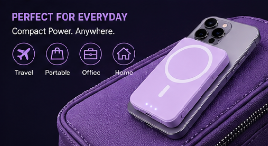 "VioletX" Magnetic Powerbank