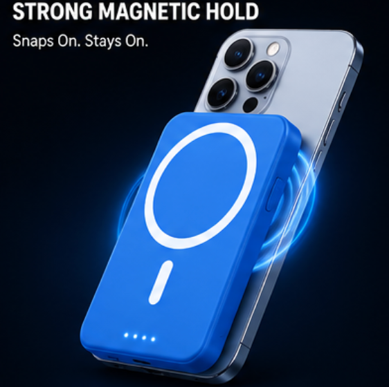 "BluePulse" Magnetic Powerbank