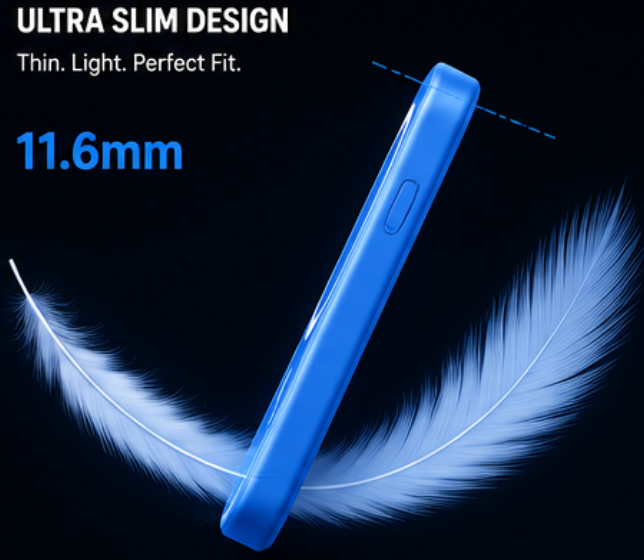 "BluePulse" Magnetic Powerbank