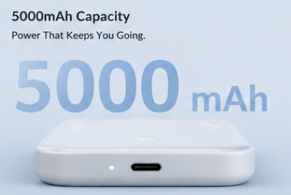 "WhiteAngel" Magnetic Powerbank