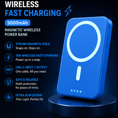 Wireless Fast Charging Powerbank